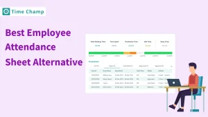 Alternative to traditional employee attendance sheets