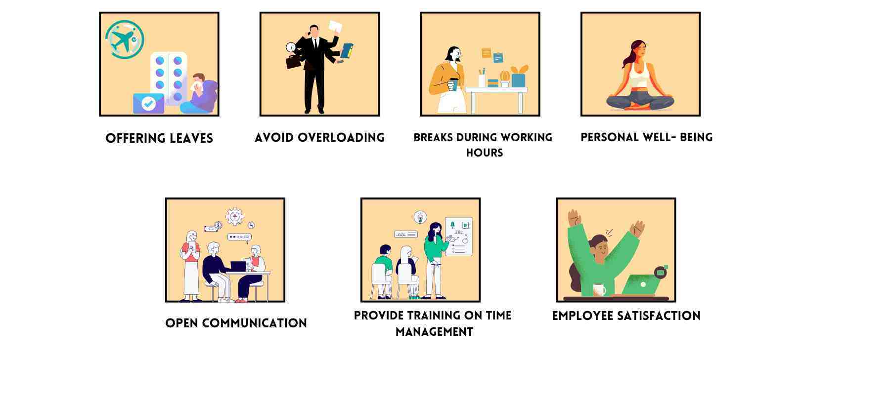 Solutions of work life balance