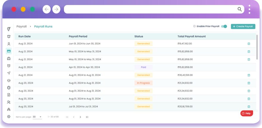 Payroll Dashboard