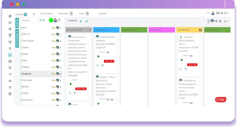 Time Champ Project Management Dashboard