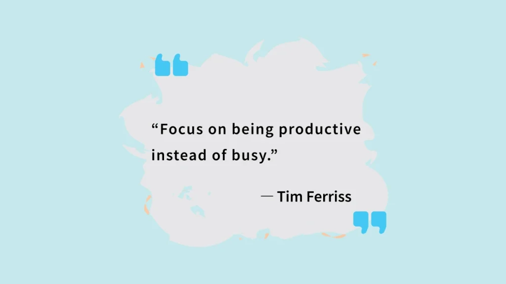 productivity quotes on time management & focus