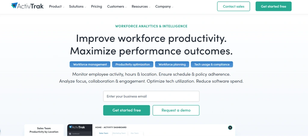 activtrak dashboard
